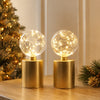 Battery Powered Gold Table Lamps