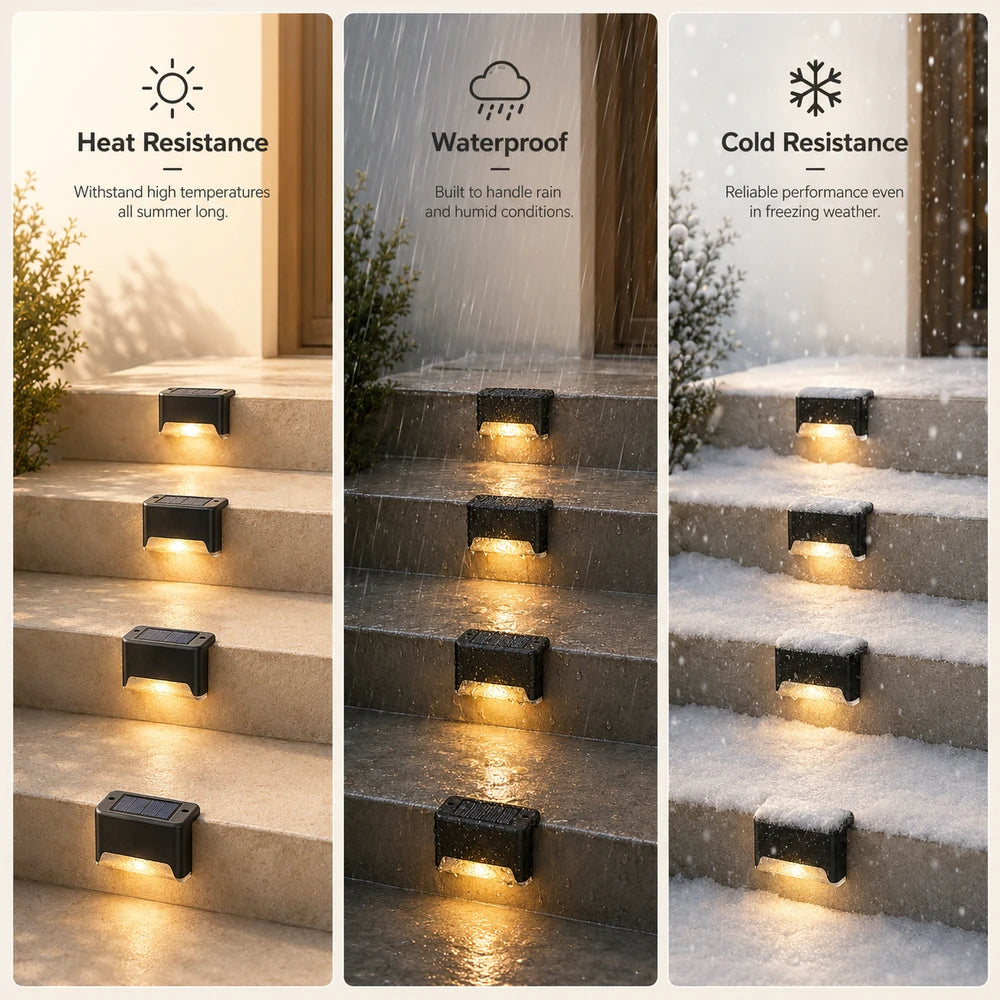 Solar LED Deck Lights