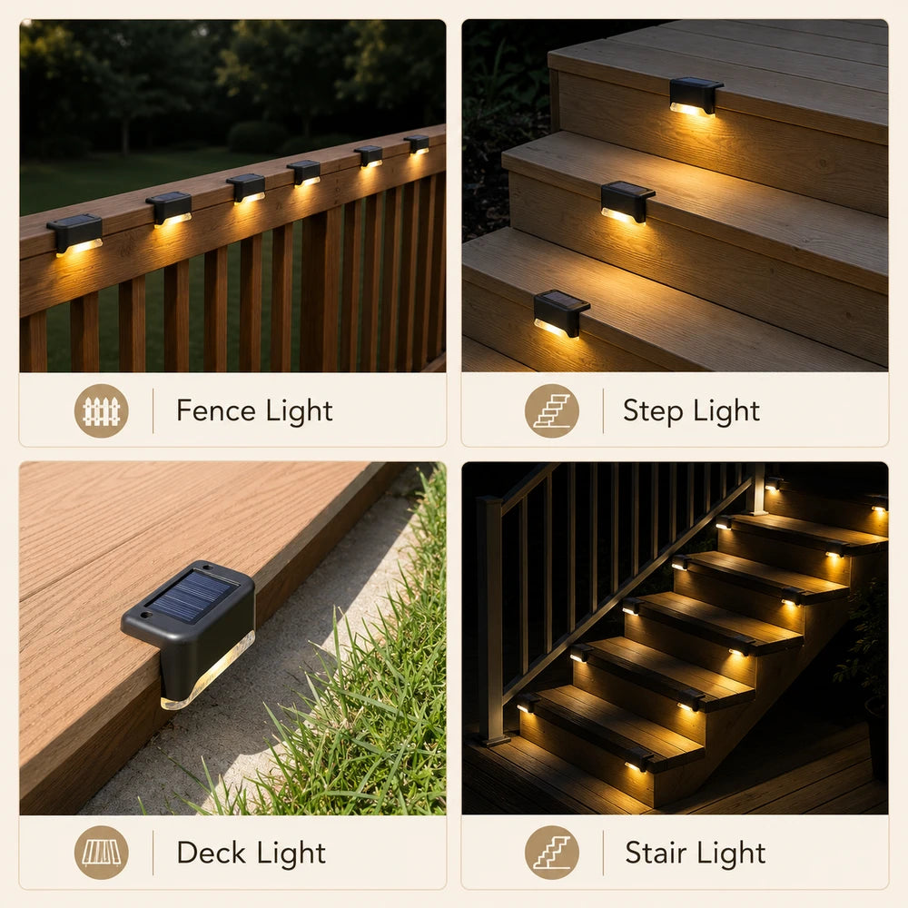 Solar LED Deck Lights