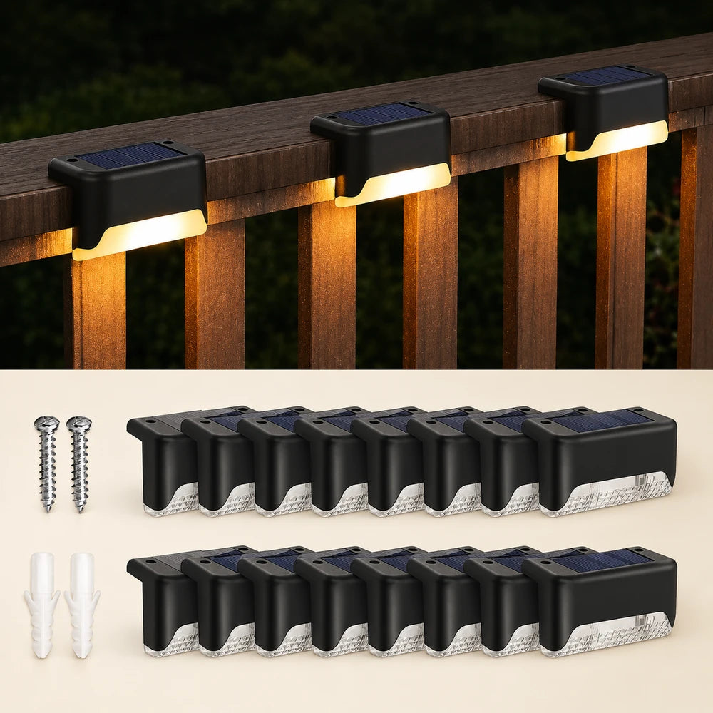 Solar LED Deck Lights