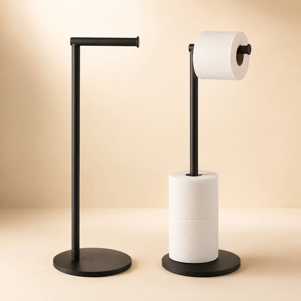 Stainless Steel Freestanding Toilet Paper Holder