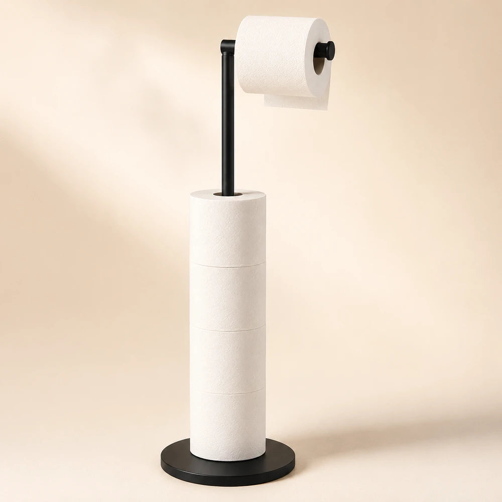 Stainless Steel Freestanding Toilet Paper Holder