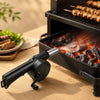 Portable Hand Crank Barbecue Blower