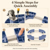 SucceBuy Adjustable Drum Dolly
