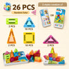 Colorful Magnetic Building Blocks Set - 26Pcs
