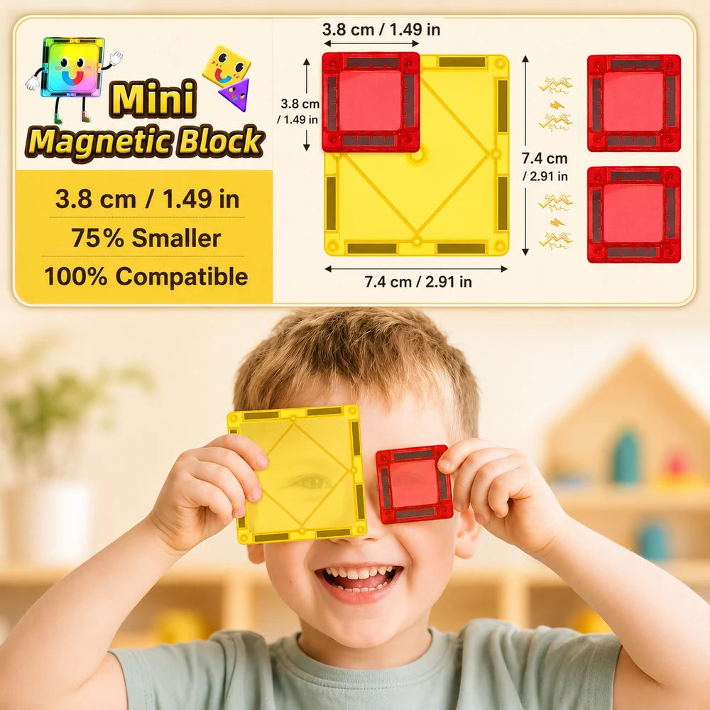 Colorful Magnetic Building Blocks Set - 26Pcs