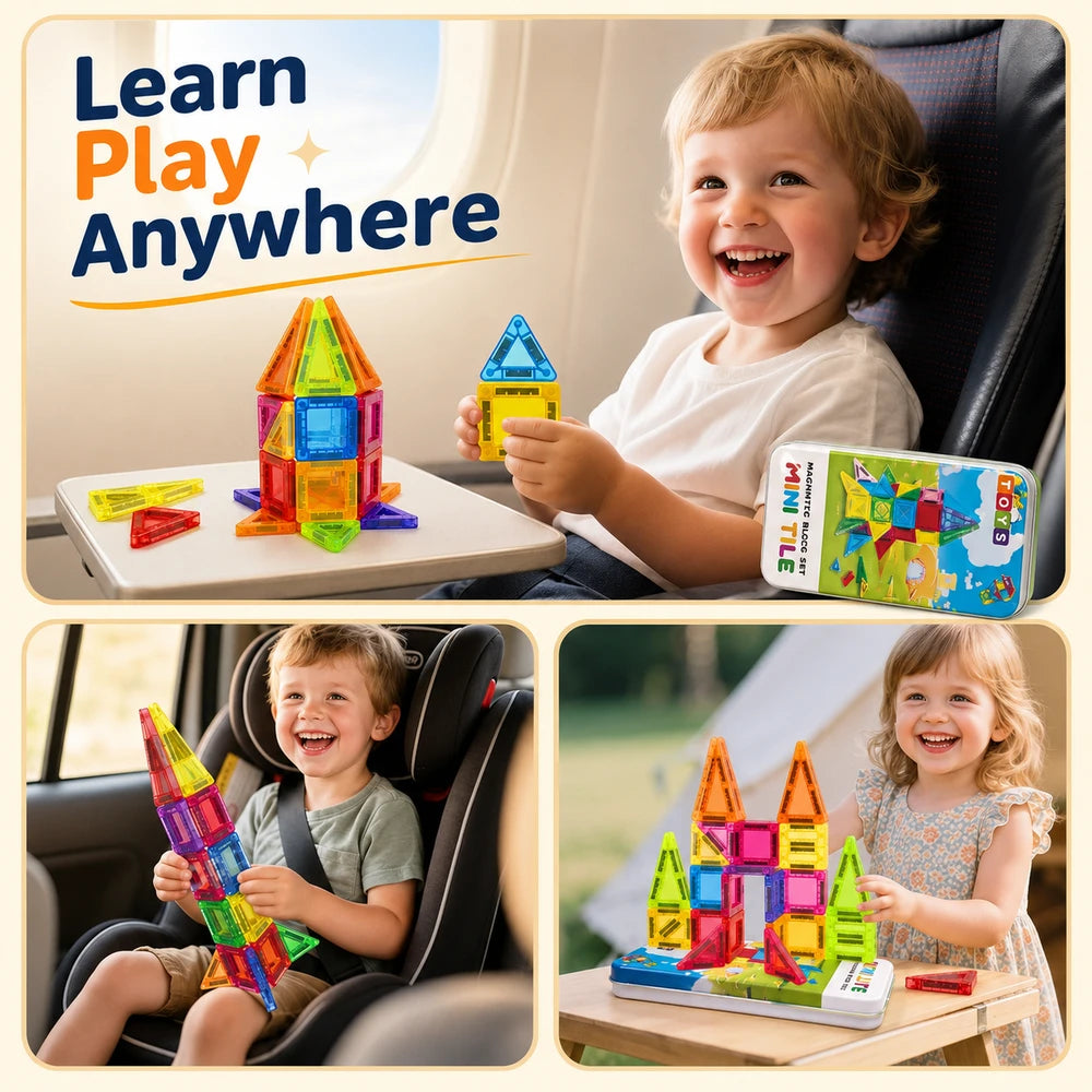 Colorful Magnetic Building Blocks Set - 26Pcs