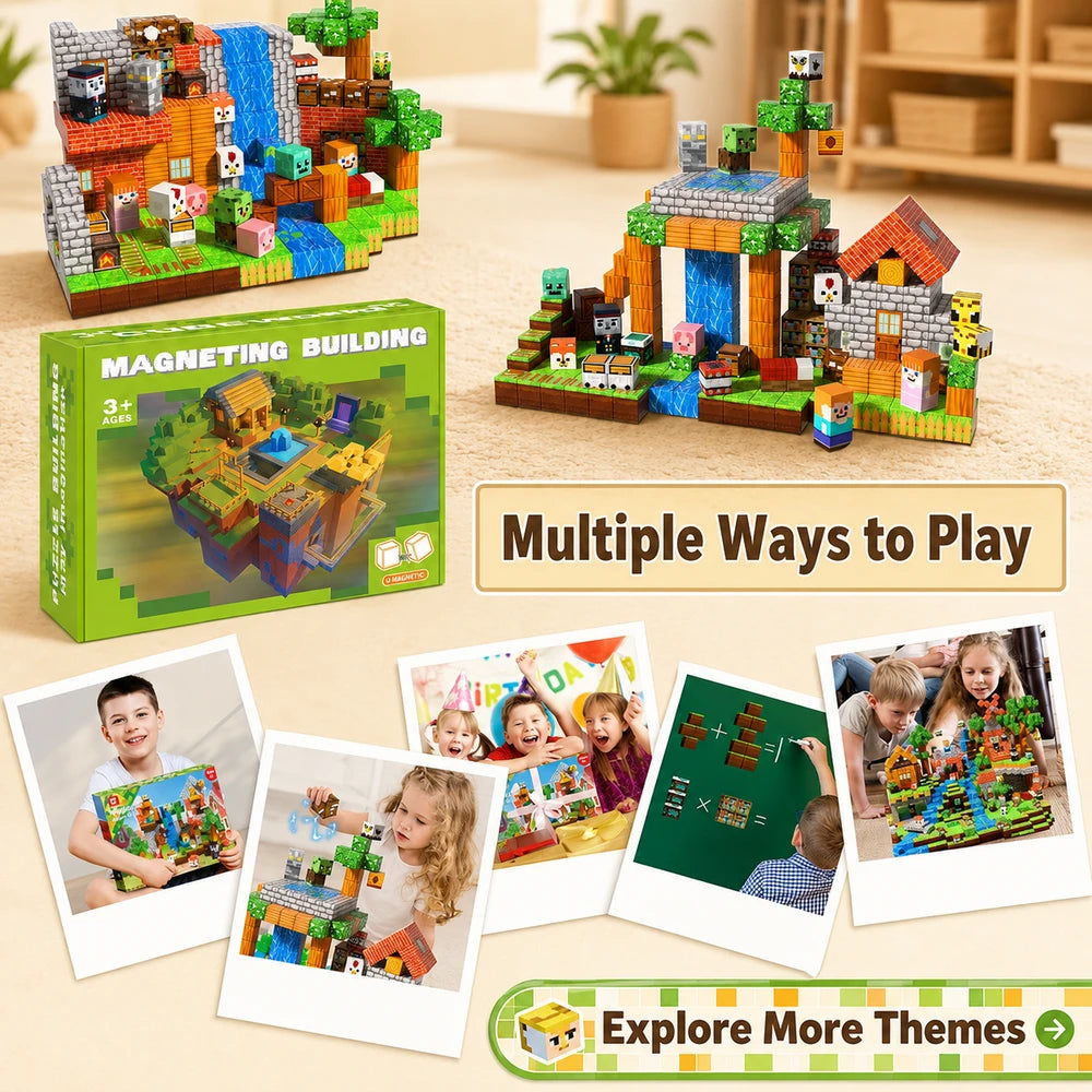 Magnetic Stacking Building Blocks
