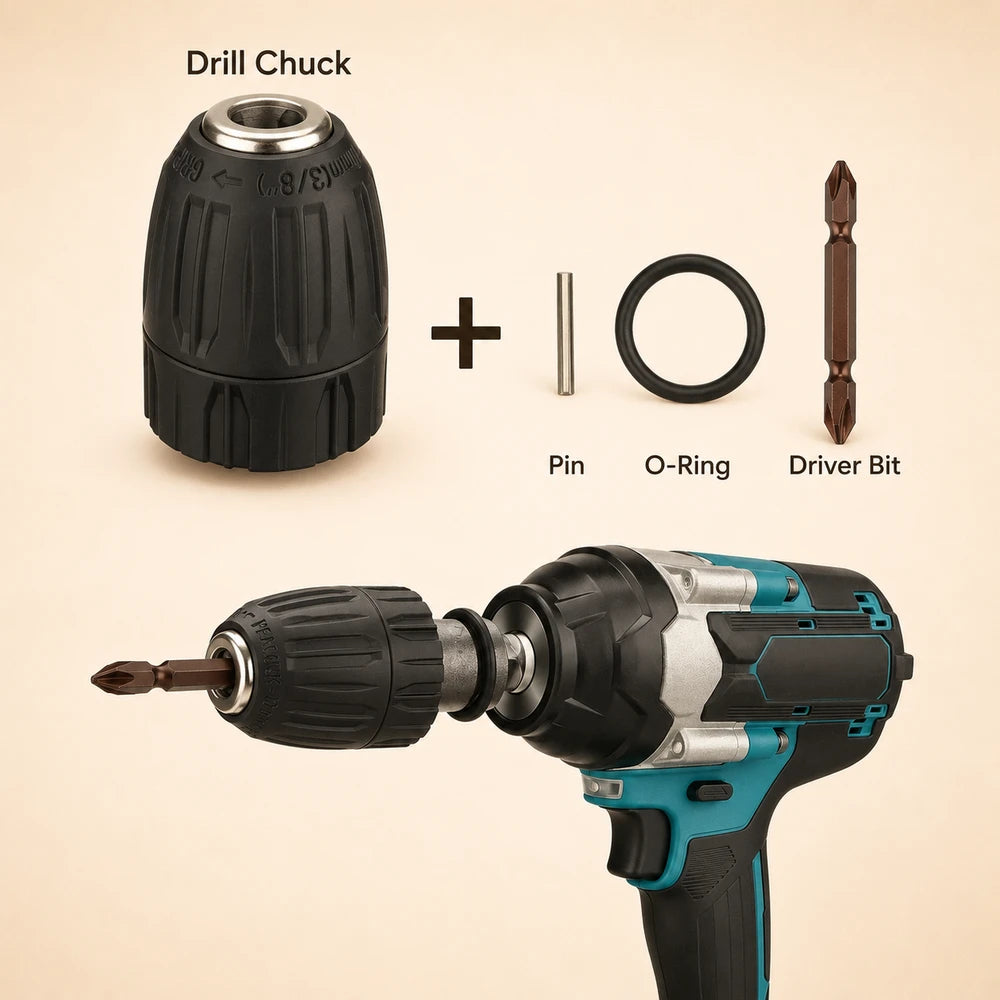 Gisam Electric Wrench Adapter Kit