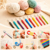 Soft Handle Aluminum Crochet Set