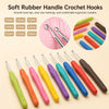 Soft Handle Aluminum Crochet Set