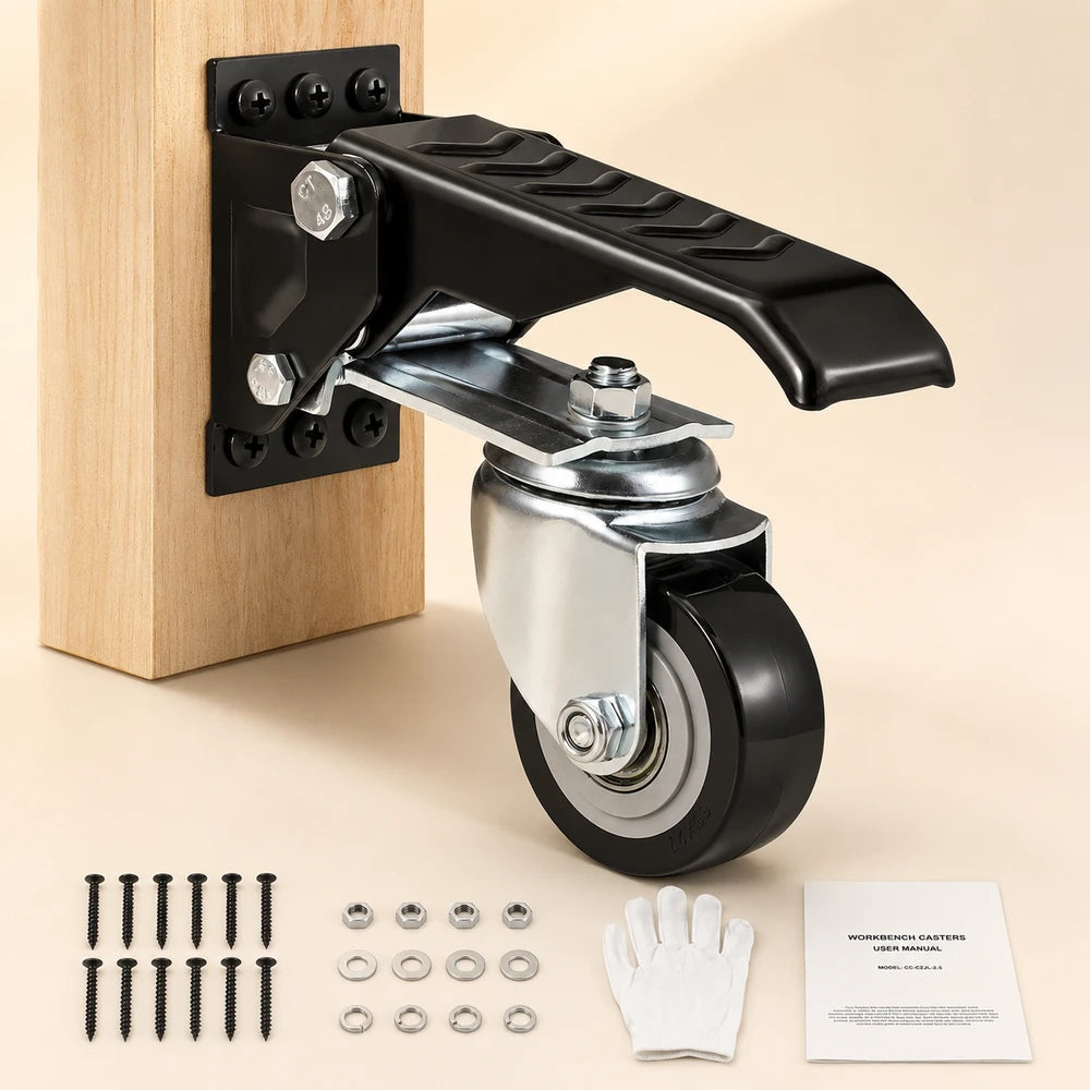 SucceBuy Side Mounted Workbench Casters