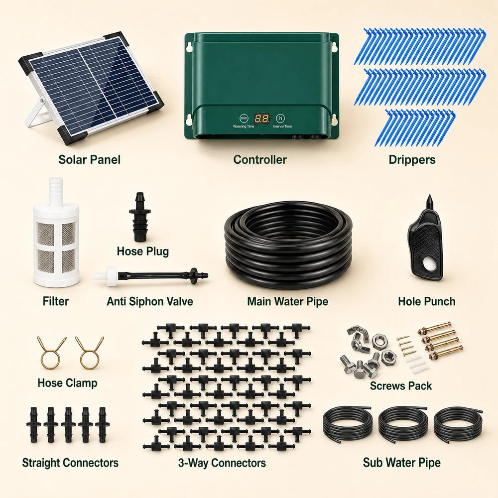 Solar Automatic Drip Irrigation System