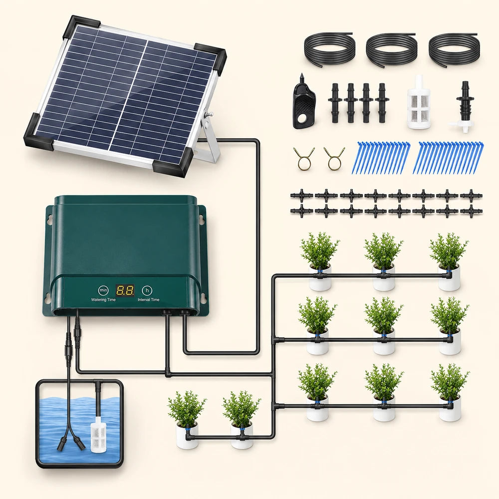 Solar Automatic Drip Irrigation System