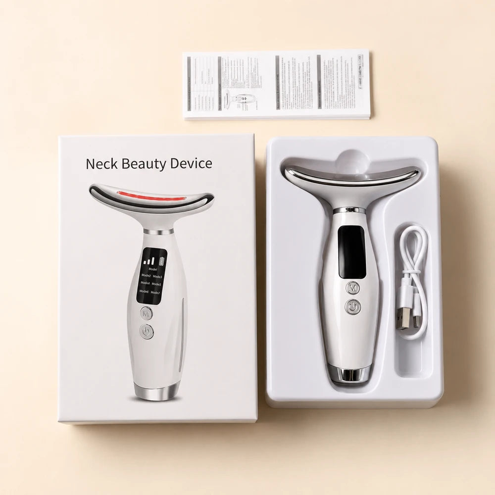 7-Color LED Face and Neck Beauty Device