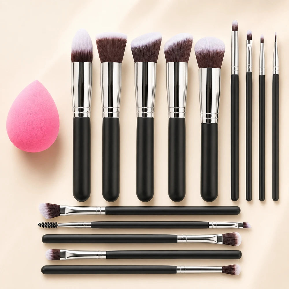 14-Piece Professional Makeup Brush Set