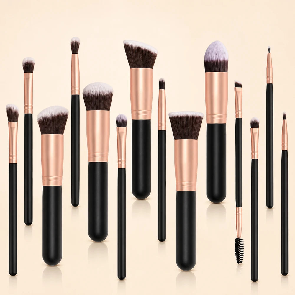 14-Piece Professional Makeup Brush Set