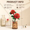 Rolife Wooden Red Camellia DIY Model