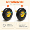 SucceBuy Solid PU Run-Flat Replacement Tires