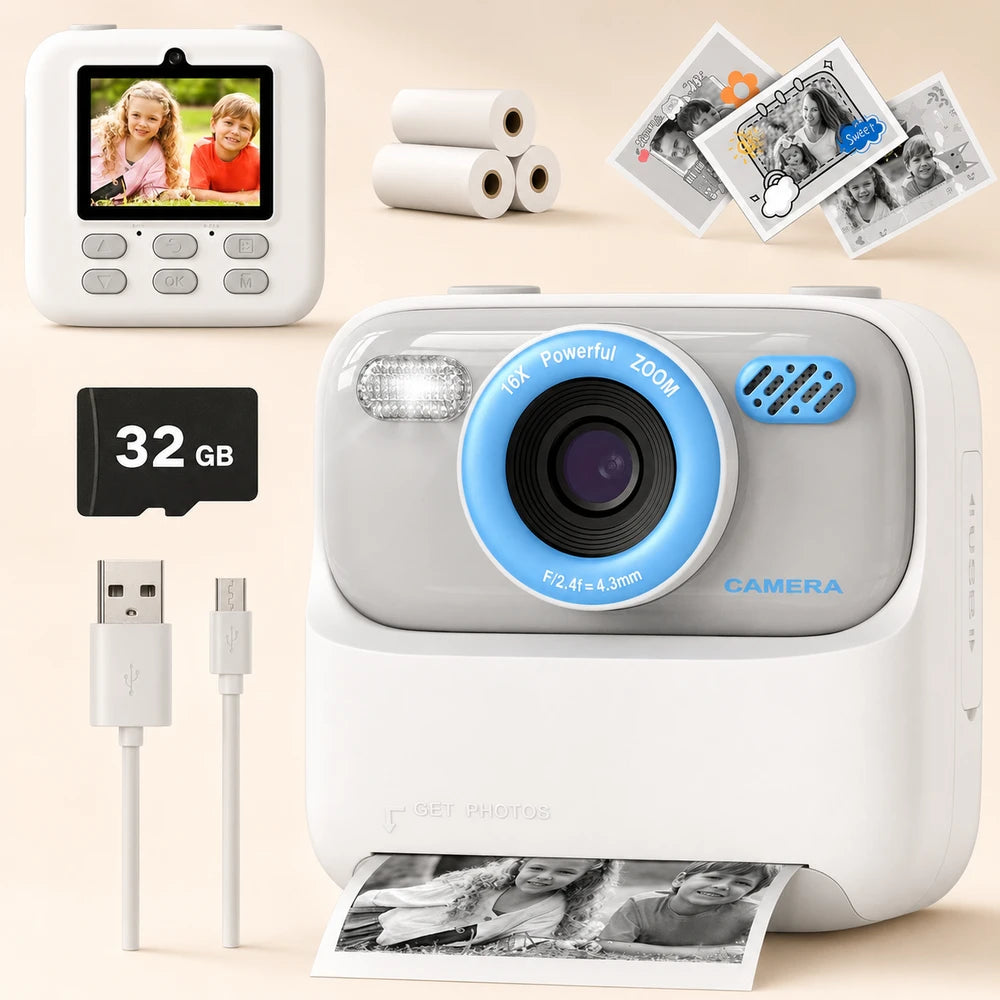 Kids Digital Instant Camera