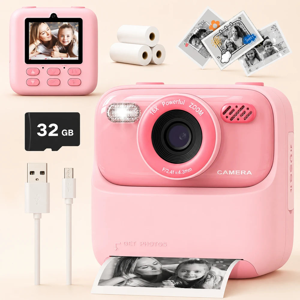 Kids Digital Instant Camera