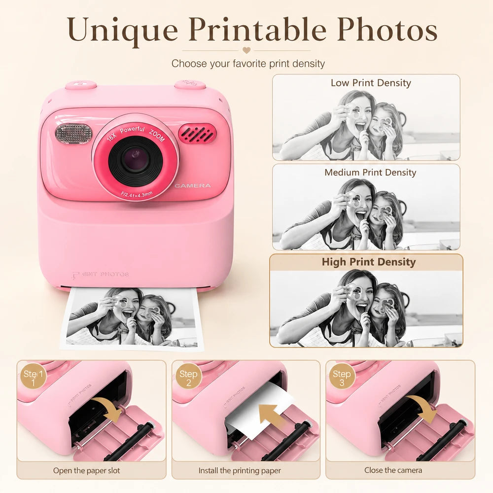 Kids Digital Instant Camera