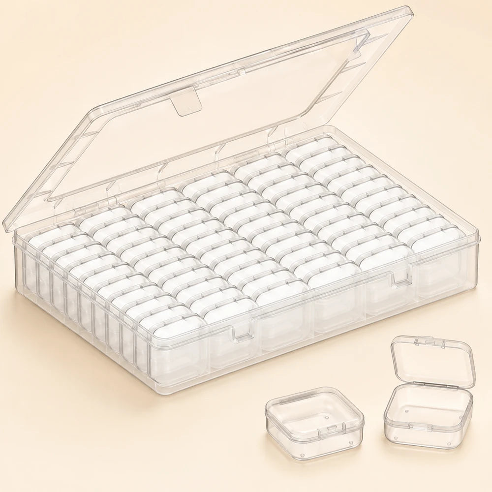 Clear Bead Organizer Box