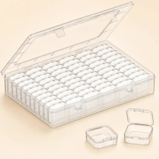 Clear Bead Organizer Box