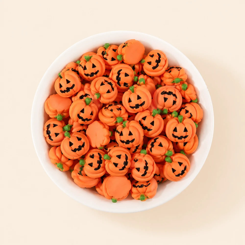 Miniature Resin Halloween Pumpkins