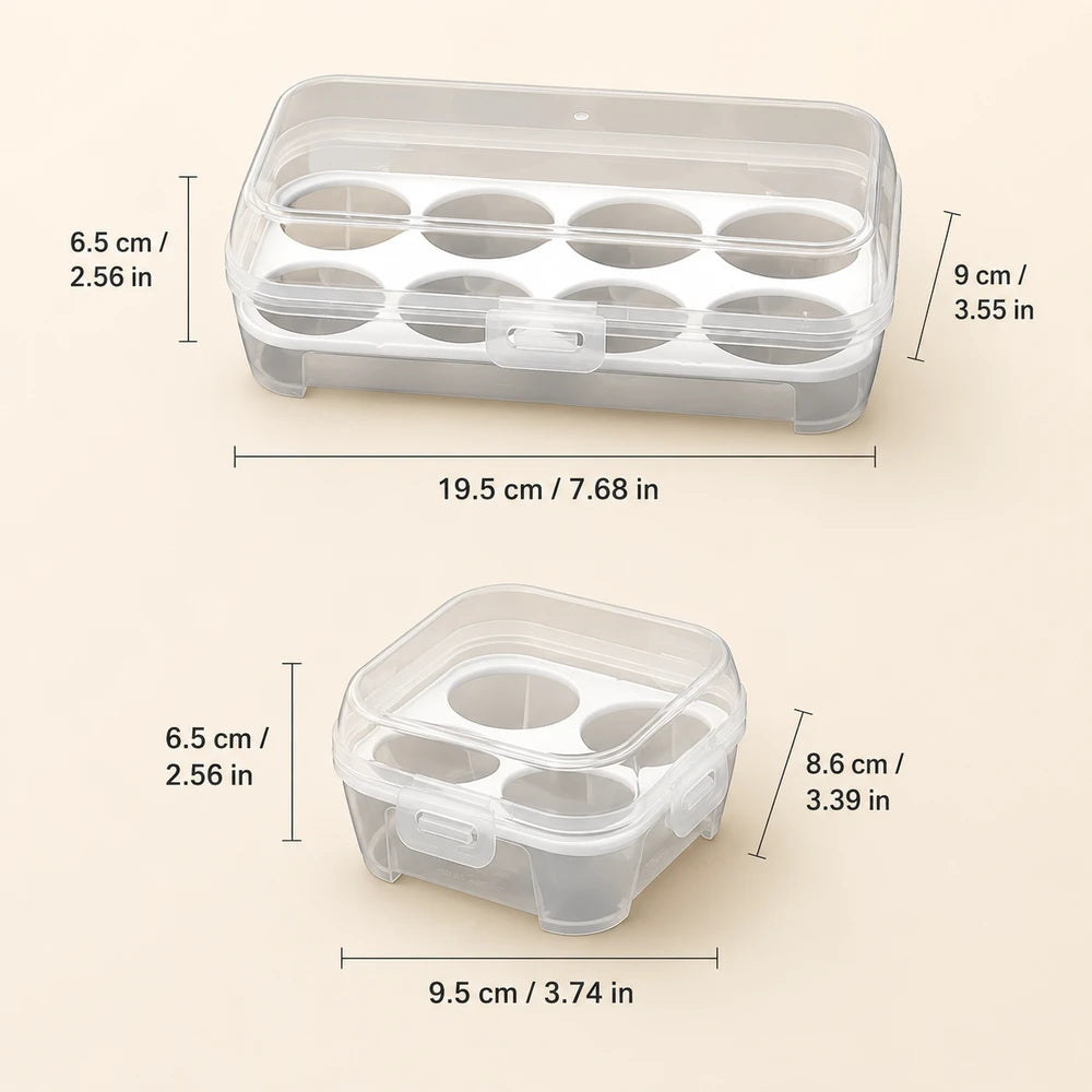 Portable Shockproof Egg Storage Box