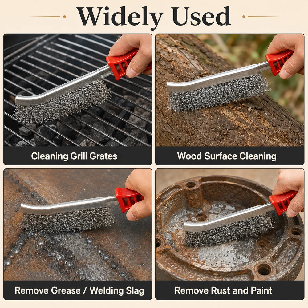 Steel Wire Grill Cleaning Brush