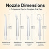 Replacement Oral Irrigator Nozzle Set
