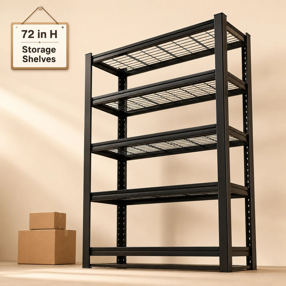 Nnovaroom Adjustable Double Layer Shelving