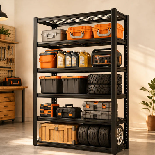 Nnovaroom Adjustable Double Layer Shelving