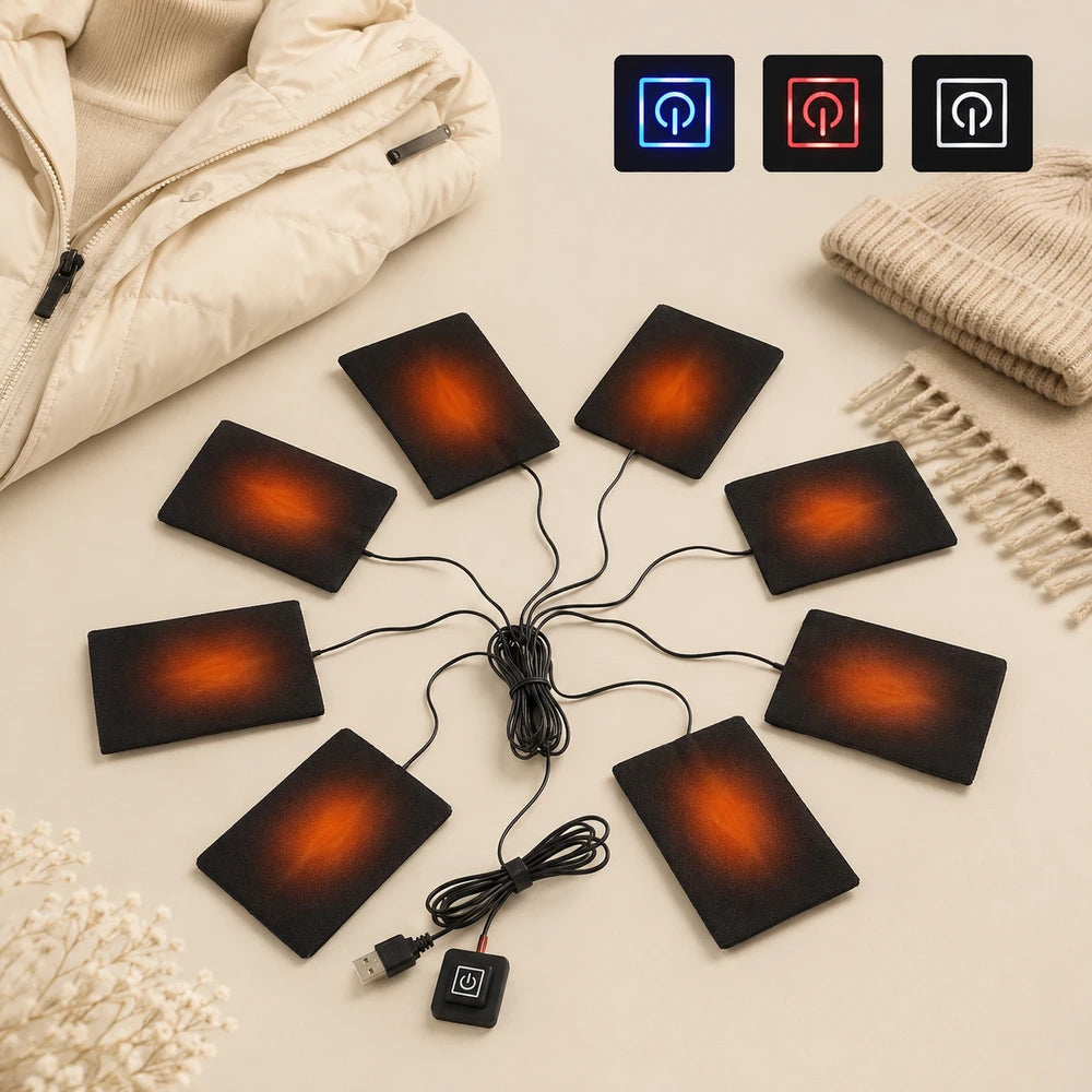 USB Electric Heating Pads for Clothing