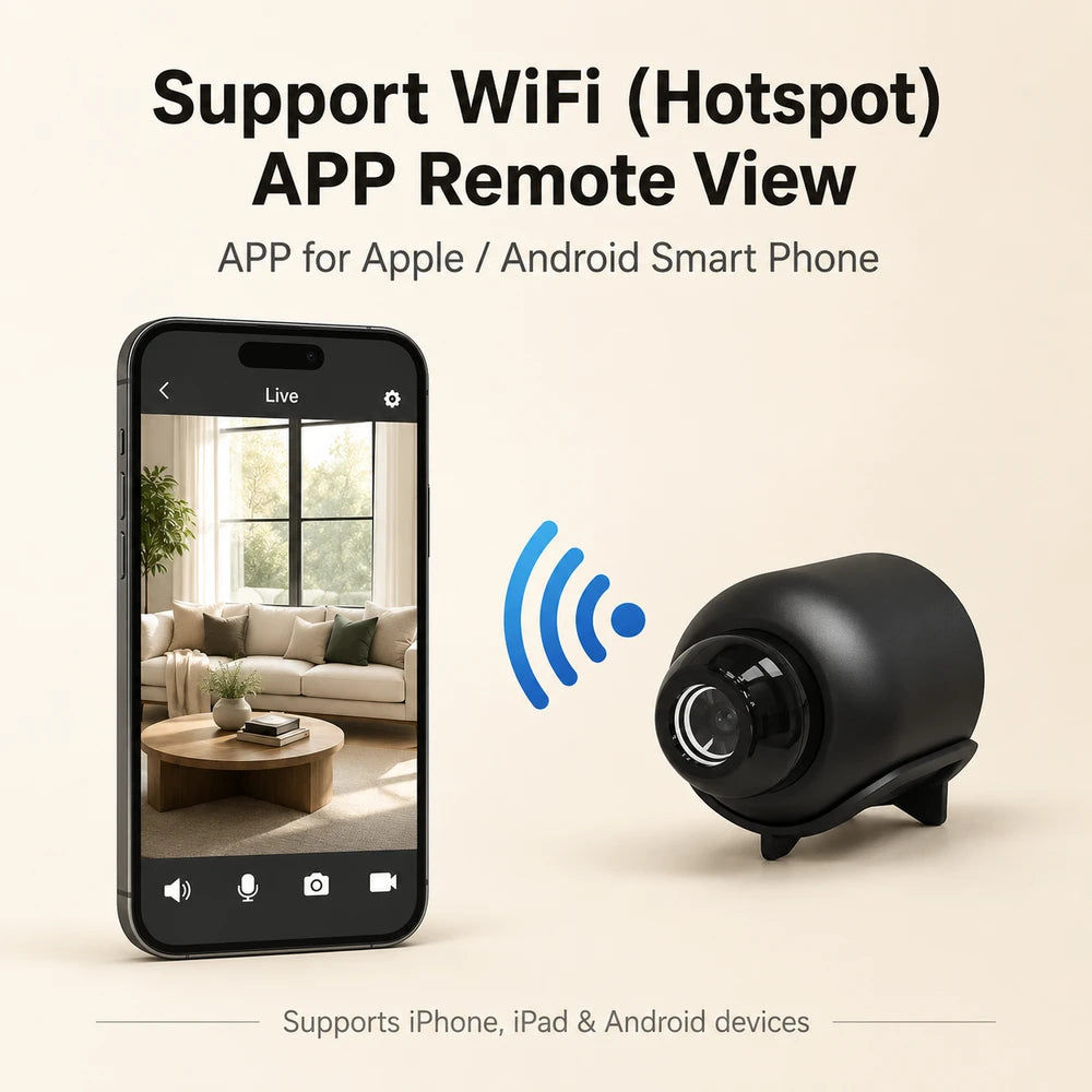 X5 Wireless HD Mini Security Camera