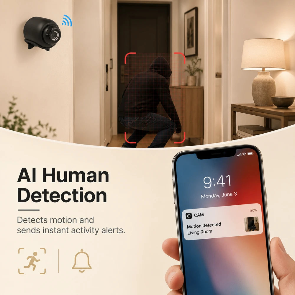 X5 Wireless HD Mini Security Camera