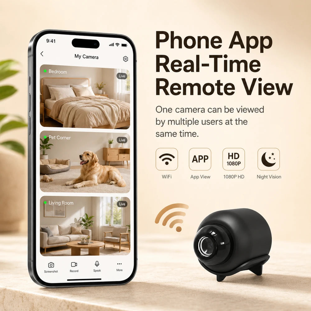 X5 Wireless HD Mini Security Camera