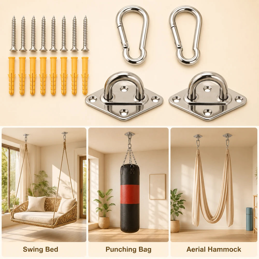 Stainless Steel Ceiling Mount Hooks