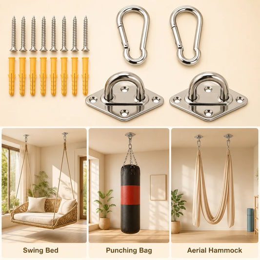 Stainless Steel Ceiling Mount Hooks