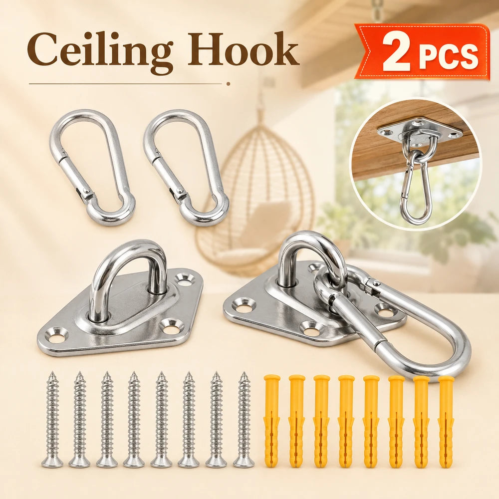 Stainless Steel Ceiling Mount Hooks