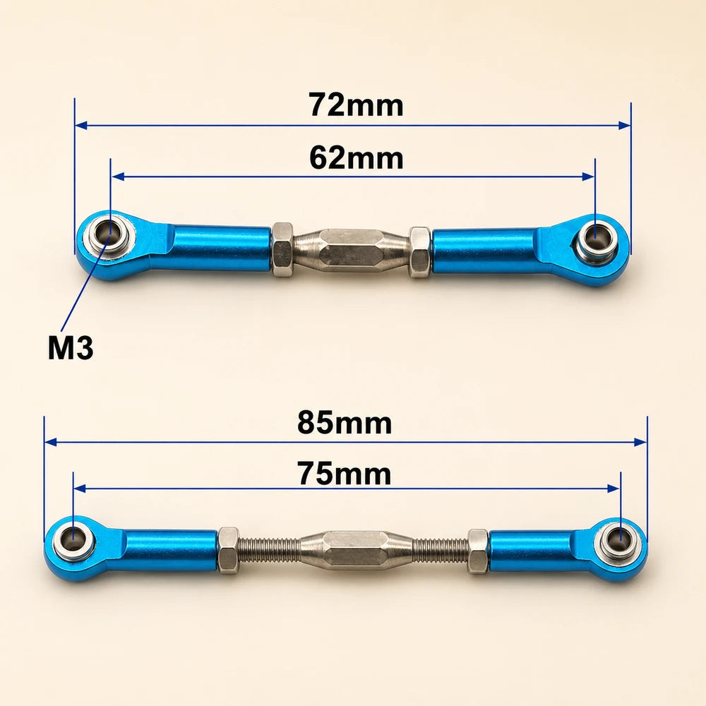 Metal Alloy RC Steering Linkage Set