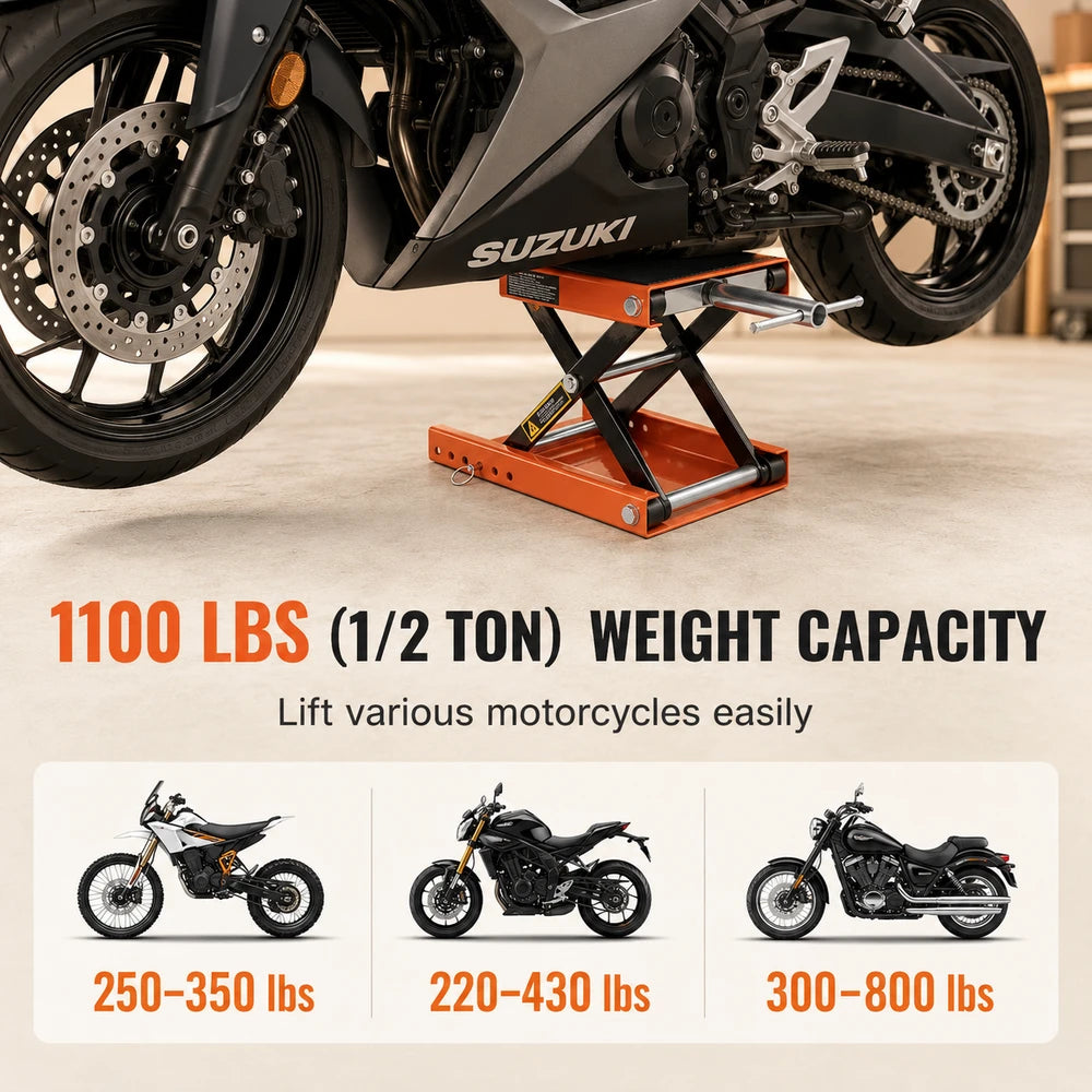 SucceBuy Motorcycle Scissor Lift
