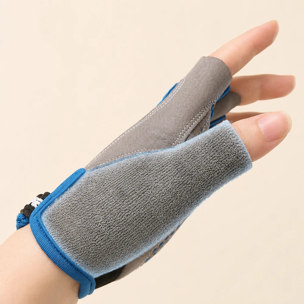 Kids Breathable Half-Finger Cycling Gloves
