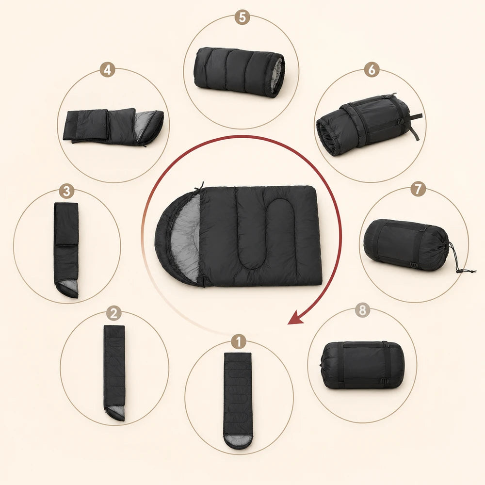 Lightweight Four Season Envelope Sleeping Bag