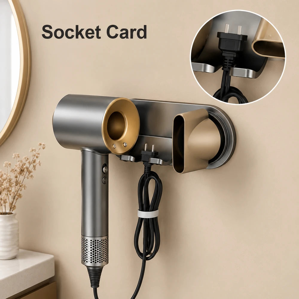 Magnetic Hair Dryer Nozzle Holder