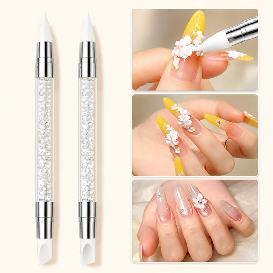 Dual-Ended Silicone Nail Art Pens