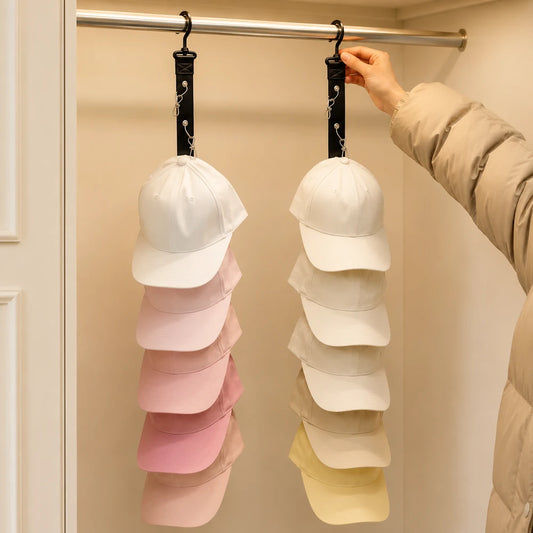 Stainless Steel Hat Rack with Clips