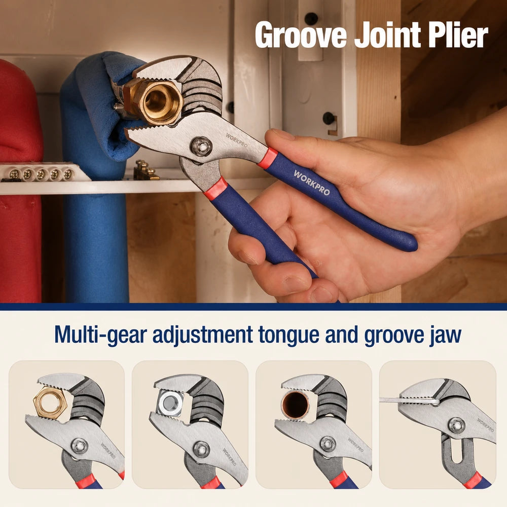 WORKPRO Seven Piece Pliers Set
