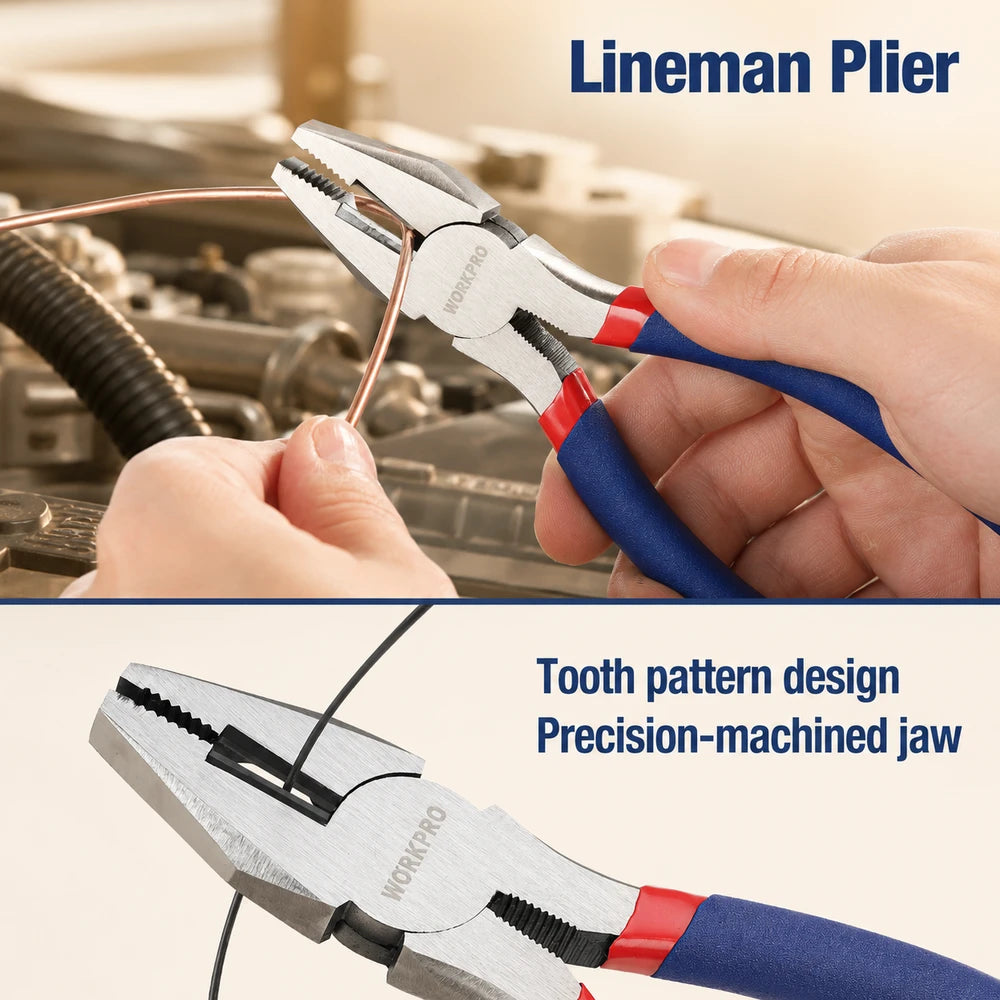 WORKPRO Seven Piece Pliers Set